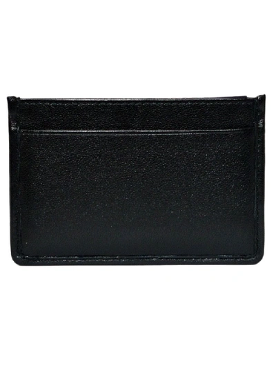 Shop Prada Credit Card Holder Diagramma Coin Purse In Black