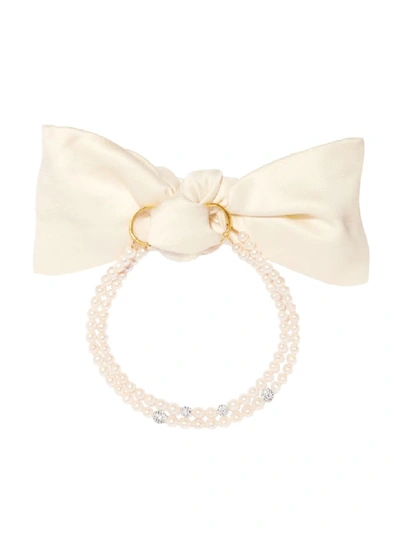 Shop Magda Butrym Lily Choker In Cream (white)