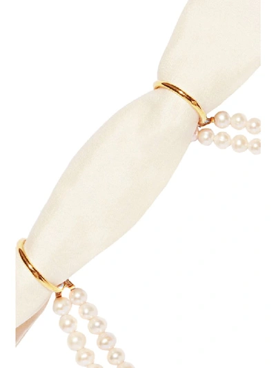 Shop Magda Butrym Lily Choker In Cream (white)