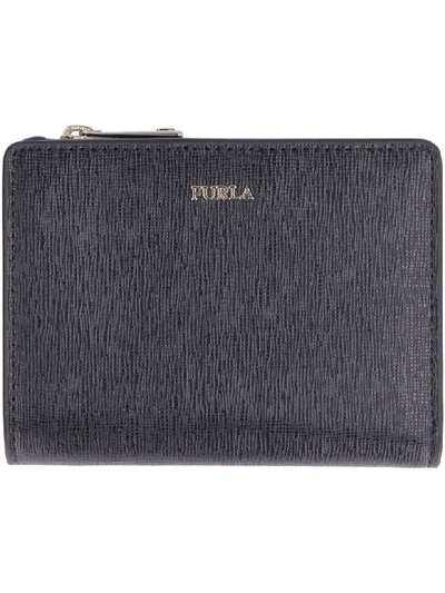 Shop Furla Babylon Leather Zip-around Wallet In Black