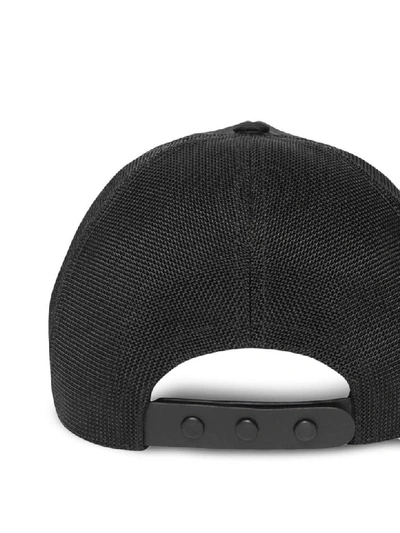 Shop Burberry Monogram Motif Baseball Cap In Black