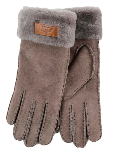 Shop Ugg Glove In Stormy Grey