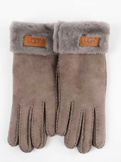 Shop Ugg Glove In Stormy Grey