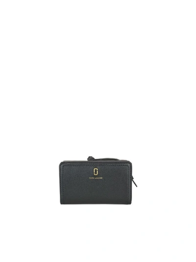 Shop Marc Jacobs Compact Wallet The Softshot In Black