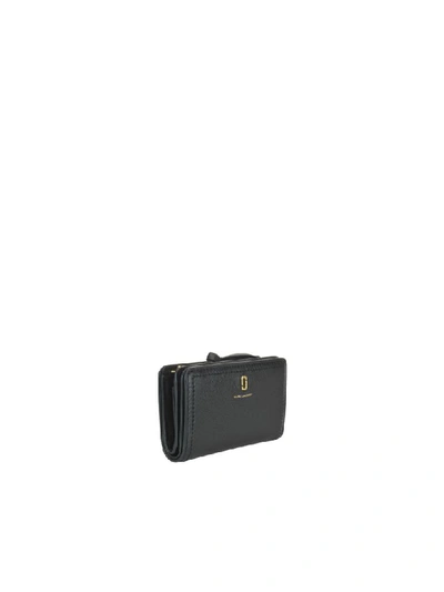 Shop Marc Jacobs Compact Wallet The Softshot In Black