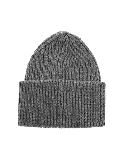 Shop Philosophy Di Lorenzo Serafini Philosophy - Beanie With Happy Without You Print In Grey