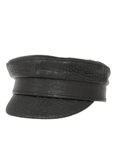 Shop Ruslan Baginskiy Baker Boy Cap In Black