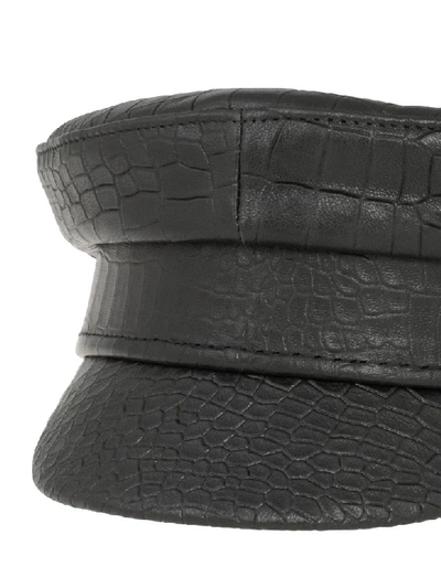 Shop Ruslan Baginskiy Baker Boy Cap In Black