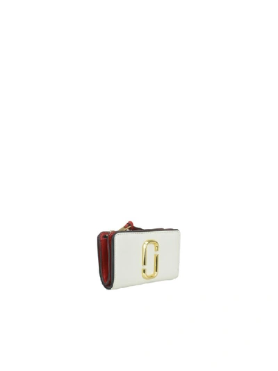 Shop Marc Jacobs Snapshot Compact Wallet In White