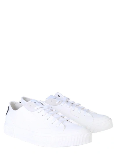 Shop Givenchy Cotton Canvas Sneakers In Bianco