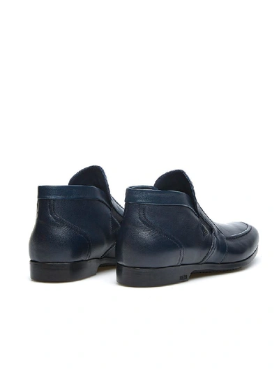 Shop Fabi Ankle Boots In Blu Oceano