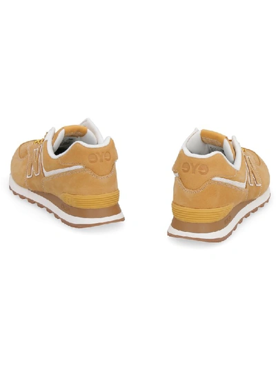 Shop Junya Watanabe New Balance 574 Sneakers In Camel