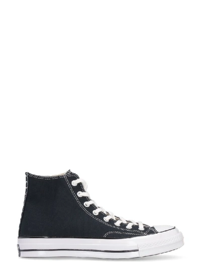 Shop Converse Canvas High-top Sneakers In Black