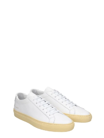 Shop Common Projects Achilles Low Sneakers In White Leather