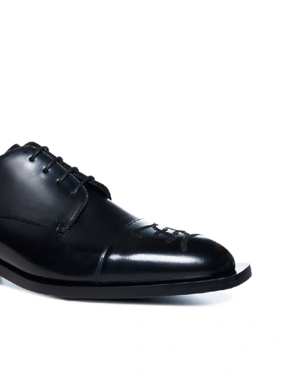 Shop Fendi Laced Shoes In Nero Nero