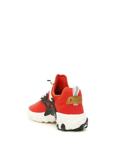 Shop Nike React Presto Sneakers In Habanero Red Black Wheat Sail (red)