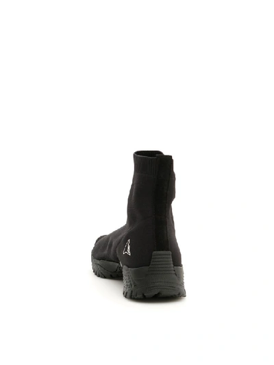 Shop Alyx Knit Hiking Boots In Black (black)