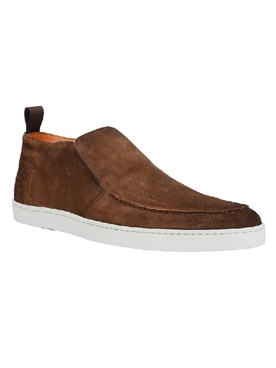 Shop Santoni Boots In Brown