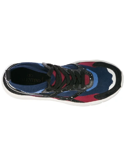 Shop Valentino Sound High High-top Sneakers In Blu