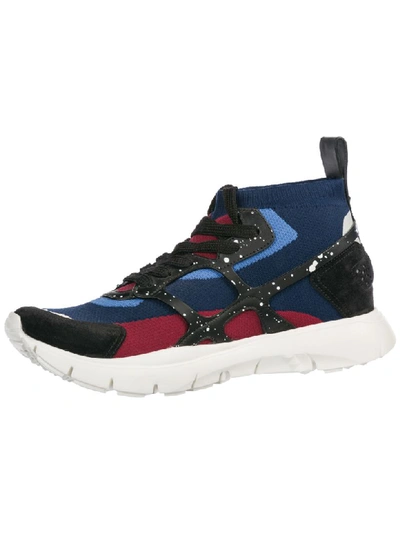 Shop Valentino Sound High High-top Sneakers In Blu