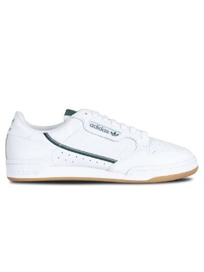 Adidas Originals Continental 80 White grey green In Bianco verde