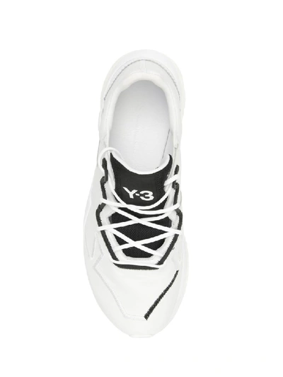 Shop Y-3 Adizero Runner Sneakers In White White Black (white)