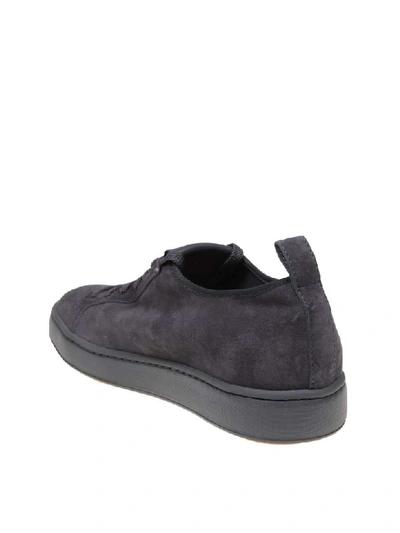Shop Santoni Sneakers Lace-up In Suede