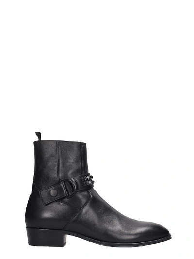 Shop Represent Western Boot High Heels Ankle Boots In Black Suede