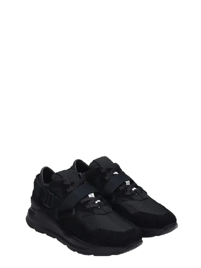 Shop Ih Nom Uh Nit Sneakers In Black Suede And Fabric