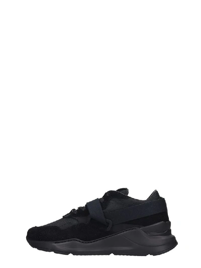 Shop Ih Nom Uh Nit Sneakers In Black Suede And Fabric