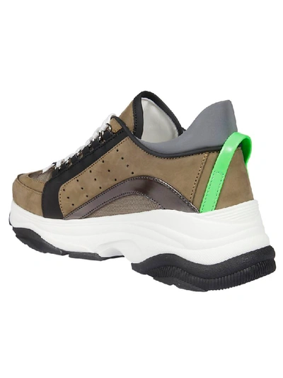 Shop Dsquared2 Bumpy 551 Sneakers In Mud