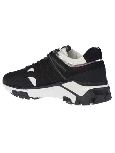 Shop Hogan Urban Trek Sneakers In Black/silver/white