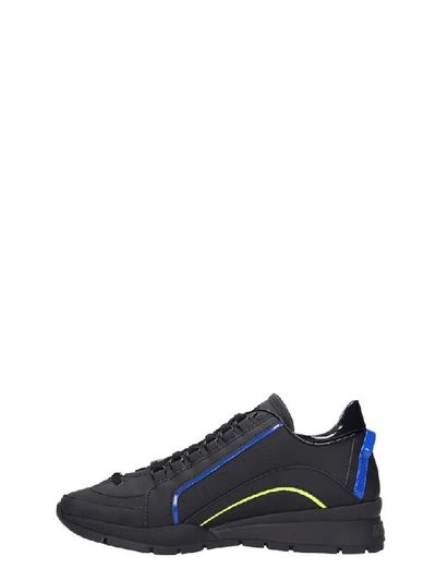 Shop Dsquared2 551 Sneakers In Black Rubber/plasic