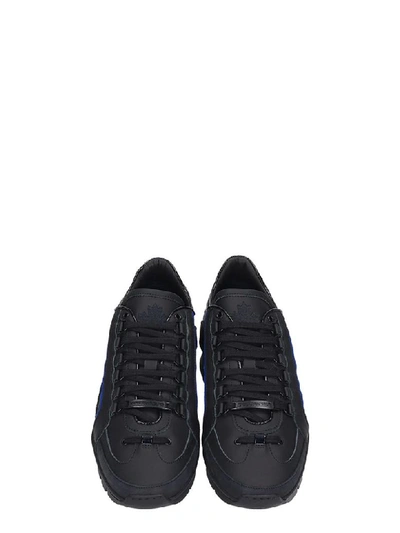 Shop Dsquared2 551 Sneakers In Black Rubber/plasic