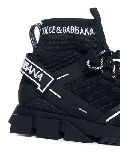 Shop Dolce & Gabbana Sneakers In Nero/bianco