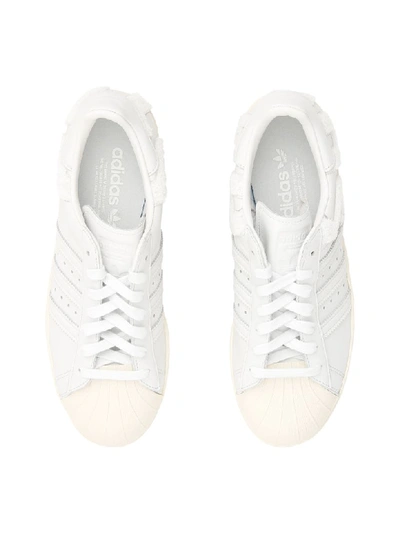 Shop Adidas Originals Superstar Sst 80s Sneakers In Crystal White Off White (white)