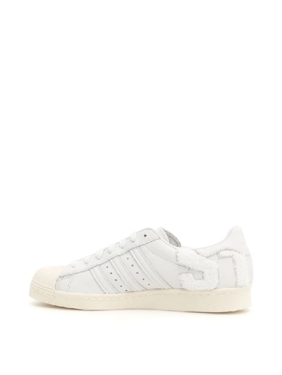 Shop Adidas Originals Superstar Sst 80s Sneakers In Crystal White Off White (white)