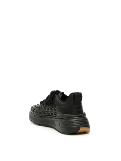 Shop Bottega Veneta Lacing Speedster Sneakers In Nero (black)