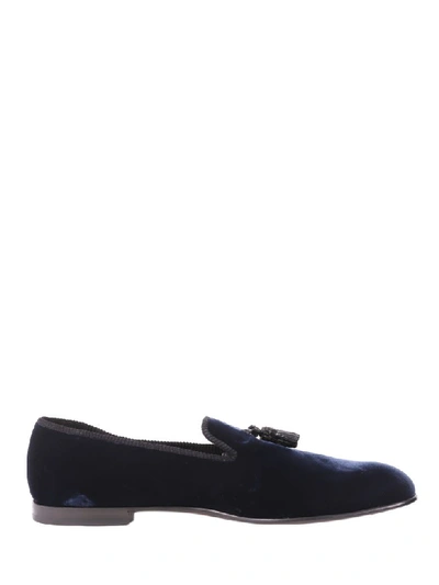 Shop Tom Ford Blue Loafers In Light Blue