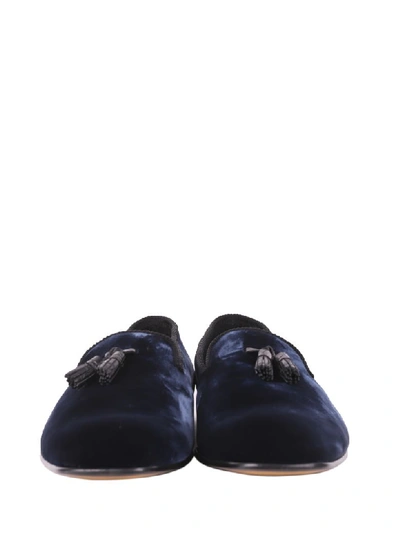 Shop Tom Ford Blue Loafers In Light Blue