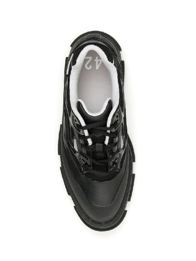 Shop Both Gao Runner Sneakers In Black Silver White (black)