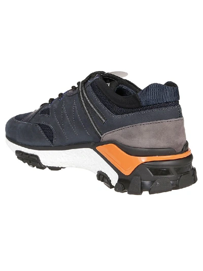 Shop Hogan H477 Urban Trek Sneaker In Q Blu Denim Scuro/grigio/blu/nero