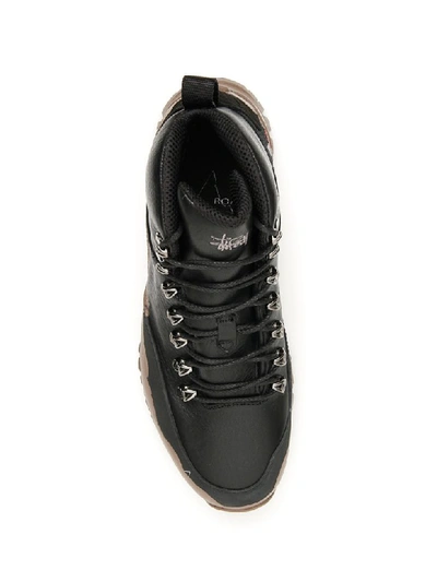 Shop Alyx Stussy Hiking Boots In Black (black)