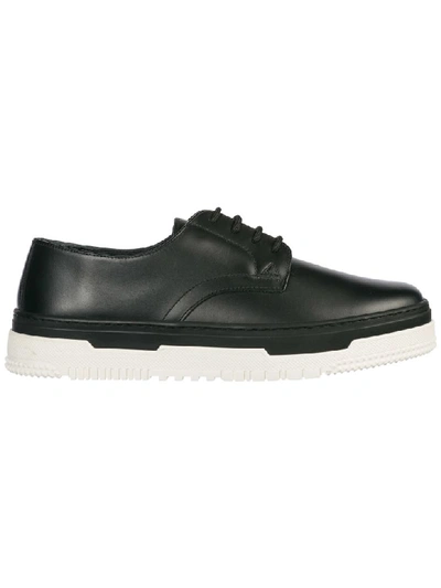 Shop Valentino H222 Lace-up Shoes In Nero