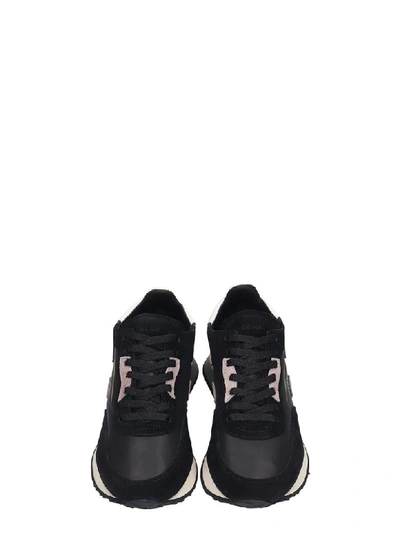Shop Ghoud Rush Sneakers In Black Suede And Leather