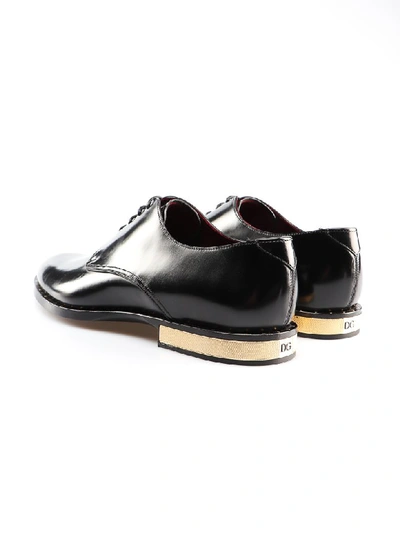 Shop Dolce & Gabbana Derby Shoe In Nero