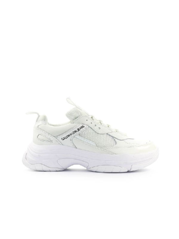 calvin klein marvin sneaker white
