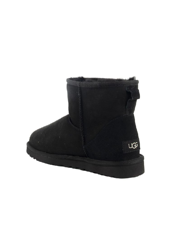 black suede ugg style boots