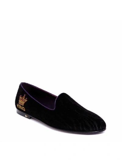 Shop Dolce & Gabbana Slippers In Black