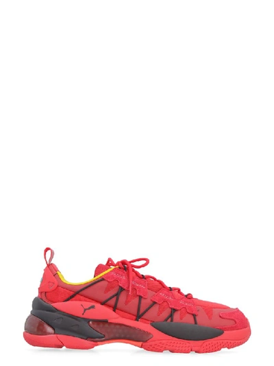 Shop Puma Lqdcell Omega Manga Cult Sneakers In Red